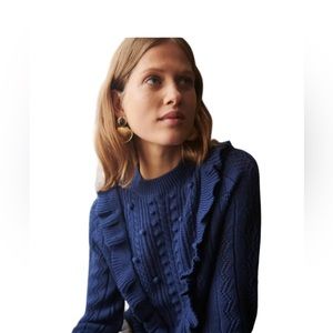 Sezane x Manoush Maviere jumper